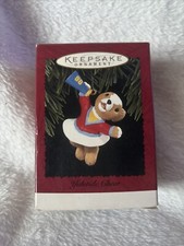 Hallmark 1996 YULETIDE CHEER Christmas Ornament CHEERLEADER LaDene Votruba