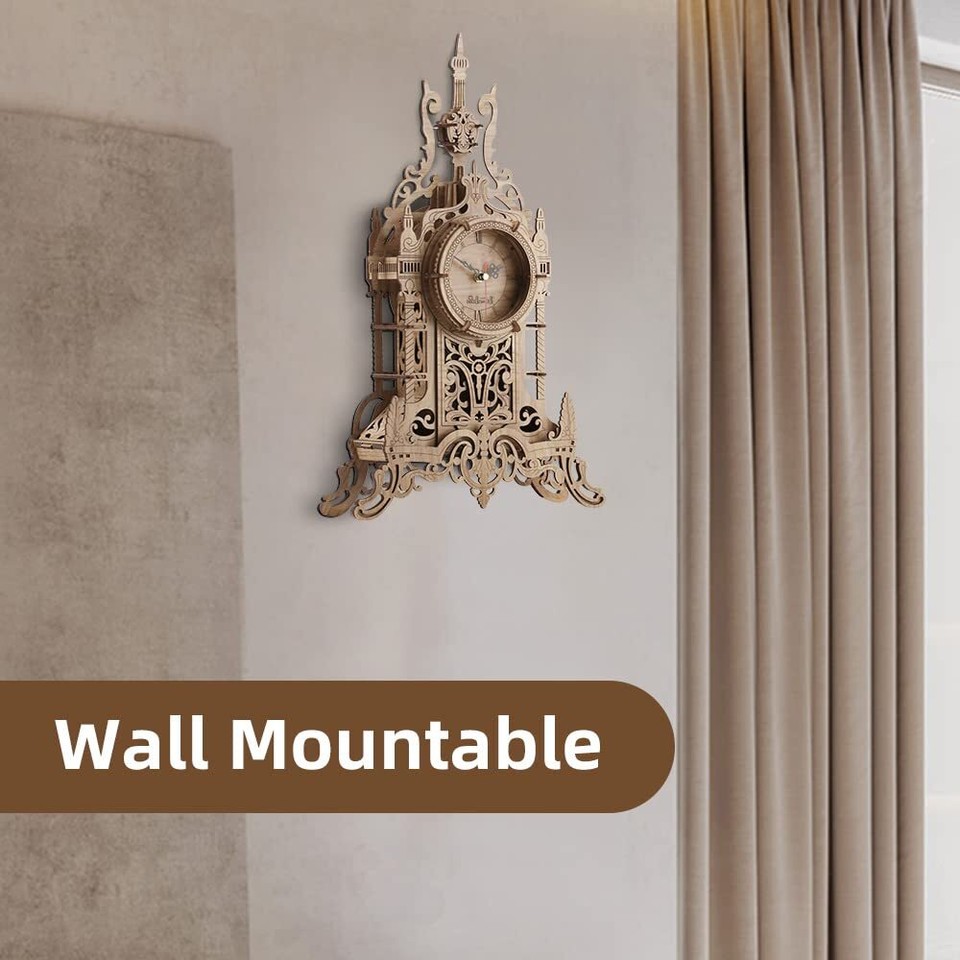 nicknack 3D Wooden Puzzle for Adults, Model Building Puzzle Tower