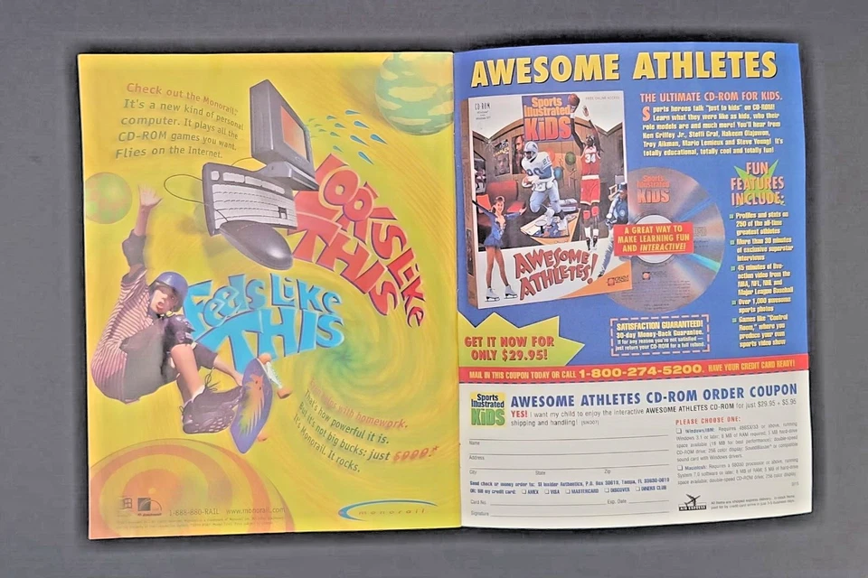 Sports Illustrated для детей (июнь 1997) с карточками - Изображение 2 из 4