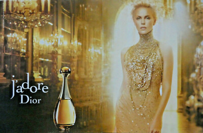 PRESSEWERBUNG 2011 PARFUM J'ADORE DE DIOR - CHARLIZE THERON