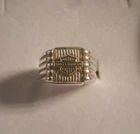 Vintage Men's Stamper Harley Davidson Sterling Silver 925 & 10k Gold Ring Size 9