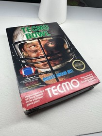 Nintendo NES Tecmo Bowl Complete CIB (Cleaned, Tested & Working) Clean Copy
