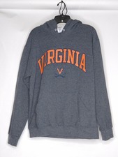 Jerzees Nublend Mens Size Medium Hoodie Virginia Solid Gray Pocket