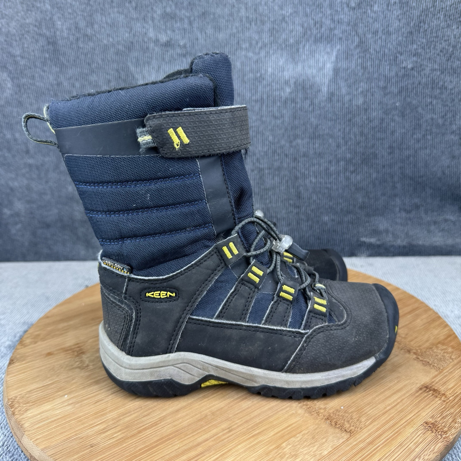 Stivali Keen ragazzi Winterport Neo taglia 11 blu invernali escursionismo campeggio outdoor