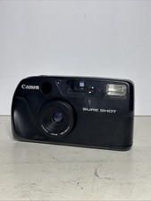 Canon Sure Shot 35MM Point and Shoot Film Camera 28-48mm Canon Lens - Working