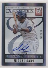 2013 Panini Elite Extra Edition Series Signatures /199 Miguel Sano #13 Auto 0d2s