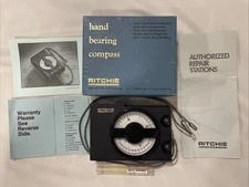 Vtg Ritchie MA-100 Hand Bearing Sighting Compass Maritime Navigation