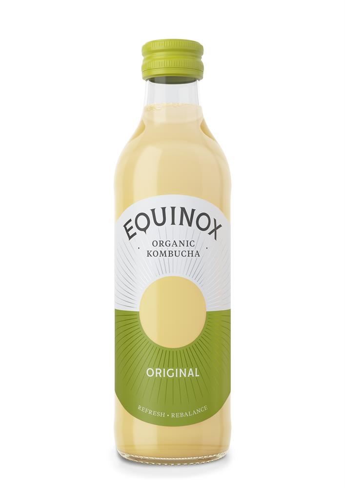 Equinox Kombucha Organic Kombucha Soft Drink 275ml - 12 Pack