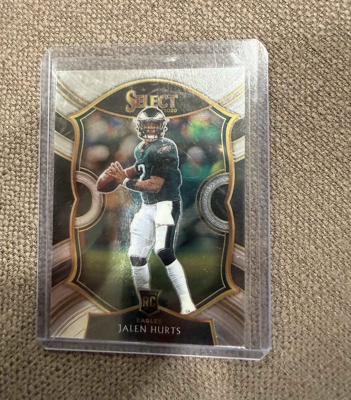 Panini Select 2020 Concourse Jalen Hurts Rookie Base Set Card #50 Eagles