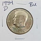 1984-D Kennedy Half Dollar BU (Brilliant Uncirculated) Denver Mint