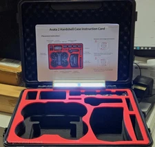 STARTRC Hard Waterproof Black Box for Avata 2 Drone with Custom Foam Inserts