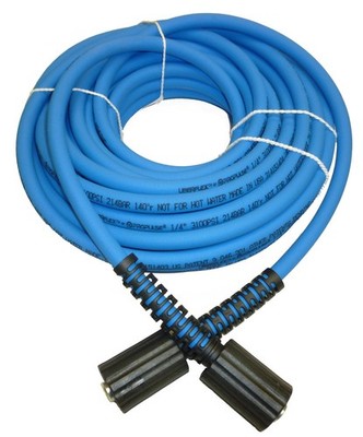 UBERFLEX Kink Resistant Pressure Washer Hose 1/4 Inch x 30 FT 3100 PSI Blue