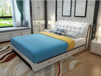 Doppelbett Bett Ehebett Design Luxus Luxur Polsterbett Designbett Leder Betten