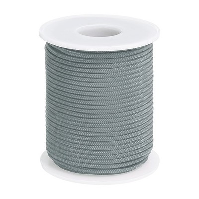 0.08 Inch x 31 Yards Nylon String Bracelet String Braided Nylon Dark Gray