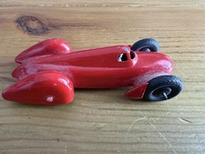 DINKY 1946-1950,MECCANO 23d AUTO UNION RARE CAR PAINTED RED USED.