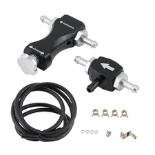 Manual Boost Controller, Universal Aluminum Pressure Regulation Valve Kit Black