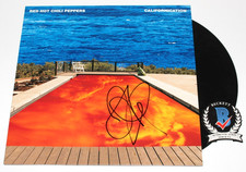 JOHN FRUSCIANTE SIGNED RED HOT CHILI PEPPERS CALIFORNICATION ALBUM VINYL BECKETT