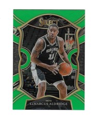 LAMARCUS ALDRIDGE 2020-21 PANINI SELECT LIME GREEN PRIZM #49 70/75 $25.00 MINT