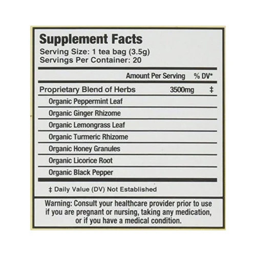 Functional Herbal Blends Ginger Turmeric With Black Pep