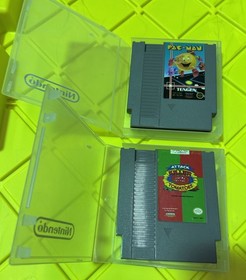 Attack of the Killer Tomatoes (Nintendo, NES) Authentic Game Tengen Pac-Man Gray