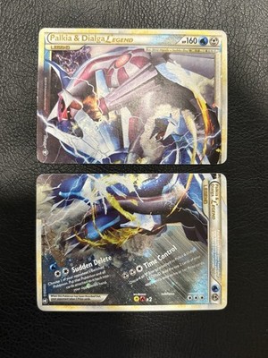 Pokémon TCG Palkia & Dialga LEGEND Top & Bottom Half 101/102 102/102 Triumphant