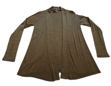 MICHAEL STARS Supima Cotton Tunic Longline Cardigan Lightweight Knit Sz OS