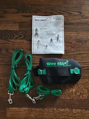 WEE SKI Child Sport Safety Harness Learning How To Training Trainer 2-6 Year Old