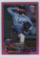 2023 Topps Chrome Update Pink Refractor Jordan Lyles #USC184 02l5