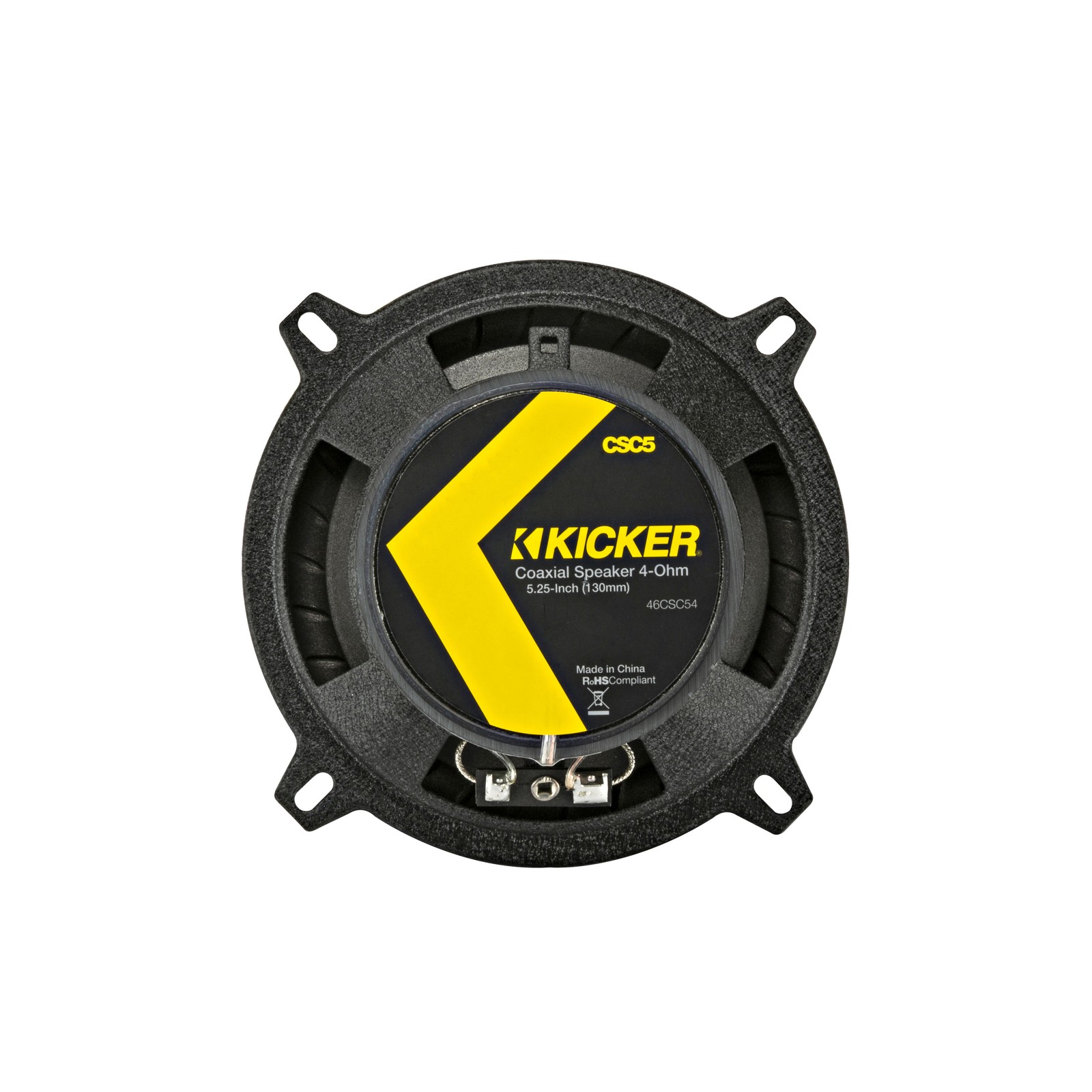 Kicker 46CSC54 Car Audio Coaxial Speaker System CS 5.25inch 2 Way Round Tweeters