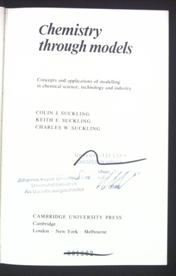 Chemistry Through Models: Concepts and Applications of Modelling in Chemical Sci