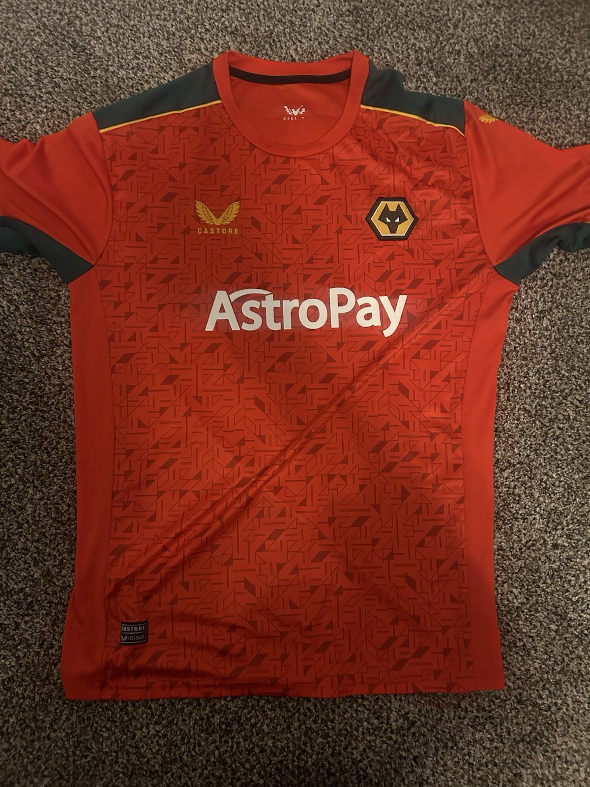 Castore Wolverhampton Wanderers Wolves FC Away Jersey 23/24