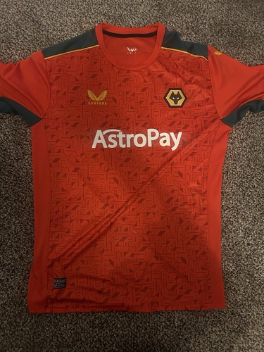 Castore Wolverhampton Wanderers Wolves FC Away Jersey 23/24 Pedro Neto #7 XL NWT - Afbeelding 1 van 5