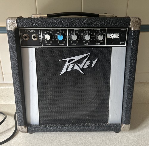 Vintage 1980's Peavey Decade Electric Guitar 10w 50 Watt Amp Combo Amplifier