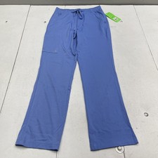 Healing Hands HH Works Scrub Pants Mens Small Blue 9590 Drawstring Cargo Medical