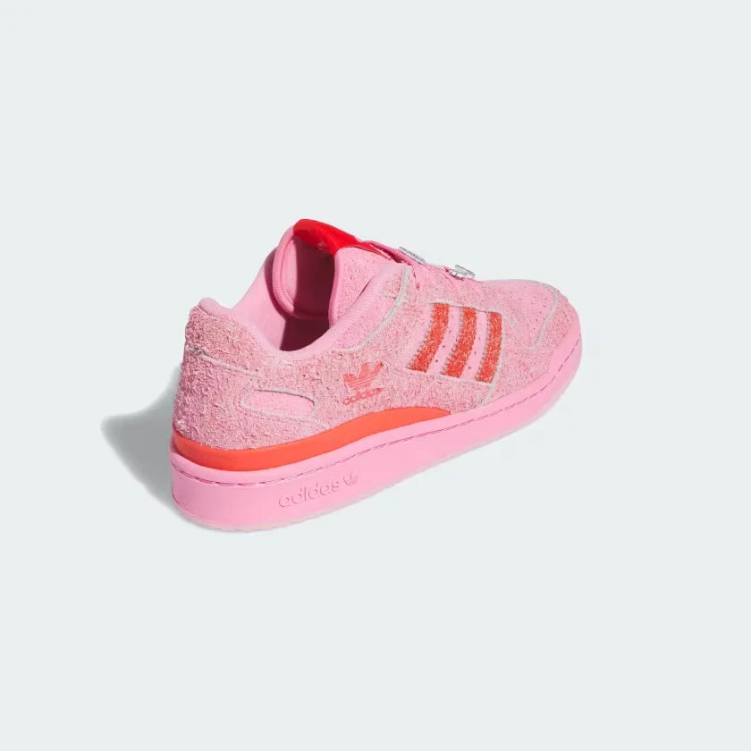 [NEW] Women's adidas Forum Low CL "The Grinch" Shoes Pink Size 6.5 ID8895 NIB thumbnail 7