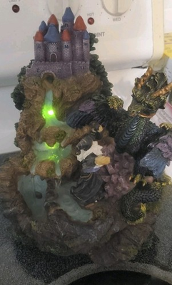 #ad Vintage Katelyn Clection Lighted Wizard And Water Fountain With Or Without Sound $35.00