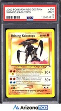 Pokemon 2002 Shining Kabutops 108/105 Holo Secret Rare Neo Destiny PSA 9
