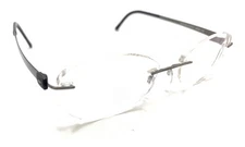 Silhouette 5452 20 6061 Black Rimless Eyeglasses Frames 19 140 Titanium Austria