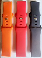 3 Silicone 20mm Sport Bands for Samsung Galaxy Watch 7 6 5 4 3 Classic 40/44mm