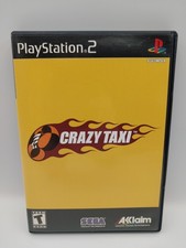 Crazy Taxi (Sony PlayStation 2 PS2, 2001) Black Label CIB w/ Manual - TESTED