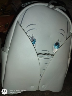 Loungefly Disney Dumbo Mini Backpack NWT Flying Ear Flap Design Faux Leather