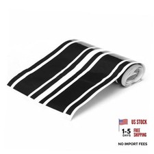 2pcs Car Hood Stripe Stickers Racing Stripes Body Side Sticker For Car Black 2pcs Car Hood Stripe Stickers Racing Stripes Body Side Sticker For Car Black