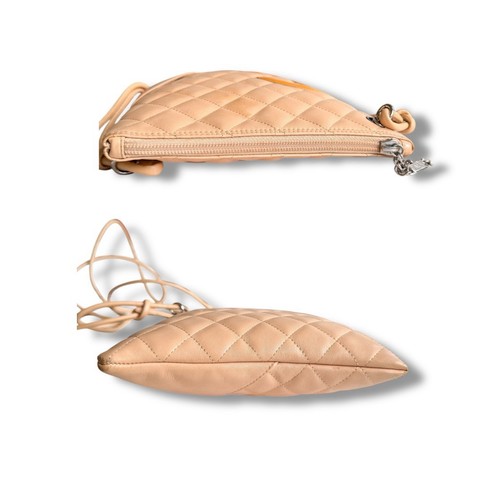 Chanel Ligne Cambon Messenger Bag – Beige Quilted Lambskin w/ Patent CC w/ Card - Picture 9 of 18