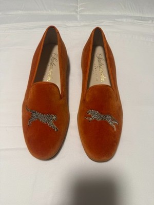 Stubbs & Wootton x Scalamandré Men s Slippers   Size 9.5   Made in Spain   New