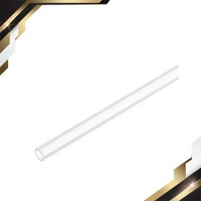 2 X Acrylic Pipe Rigid Round Plastic Clear Tube 3mm 1/8" ID 5mm OD 305mm 12"