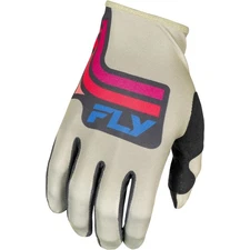 Fly Racing Lite Vice Gloves - Light Grey/Pink/Coral - XS 378-714XS