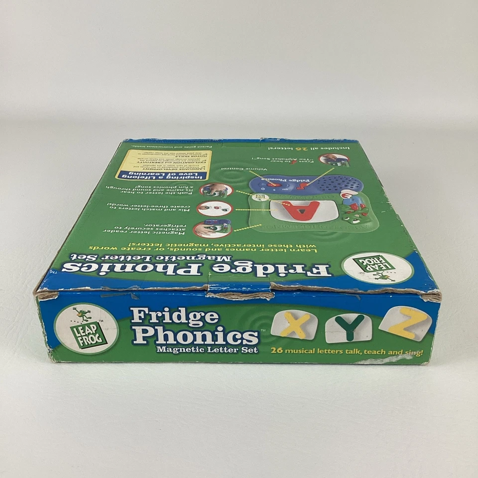 Leap Frog Fridge Phonics Magnetic Letter Set Songs Sounds Alphabet Learning 2003 - Image 4 of 4