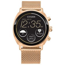 Citizen CZ Smart 41mm Rose Gold-Tone Mesh Bracelet Watch MX1003-71X