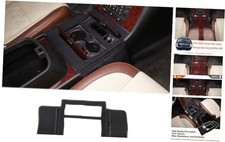Car Gear Shift Panel Trim Cover with Storage Bag Compatible with Cadillac