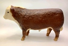 Breyer Hereford Bull No. 74 Brown White No Box VTG.